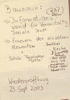 Ergebnisse der Diskussion: